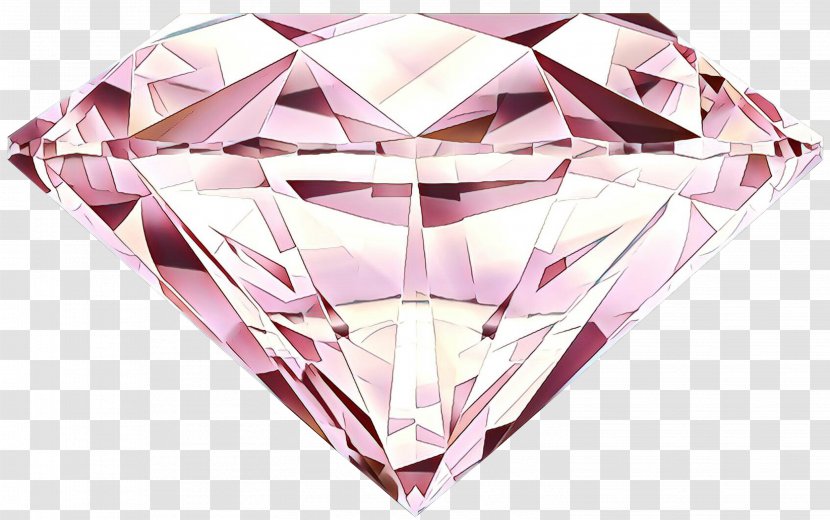 Pink Diamond Gemstone Crystal Jewellery - Heart Fashion Accessory Transparent PNG