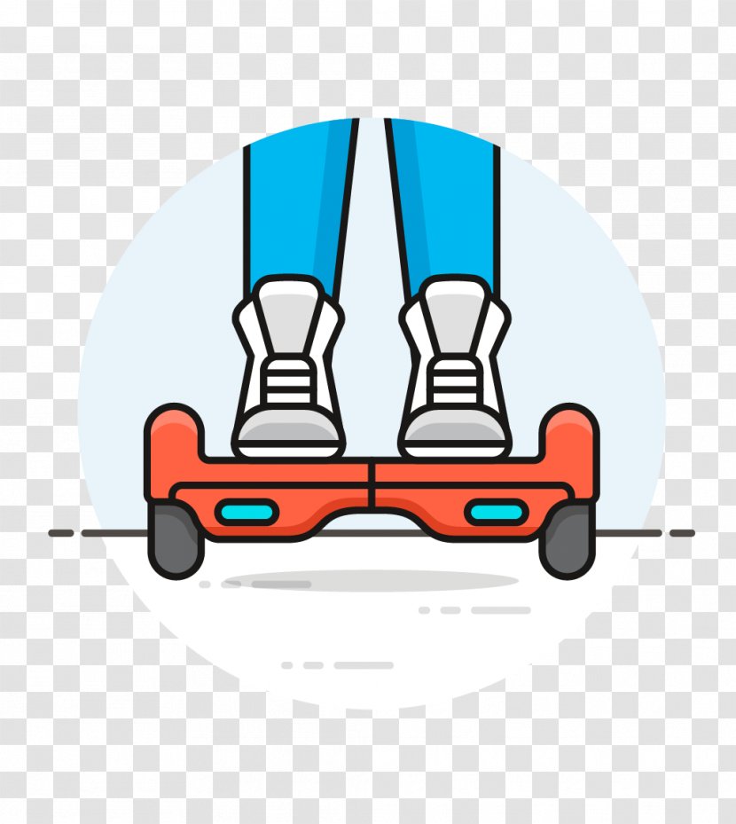 Product Design Illustration Vehicle Safety Clip Art - Mode Of Transport - Hoverboard Icon Transparent PNG