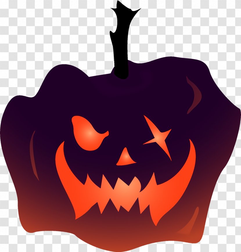 Jack-o-Lantern Halloween Carved Pumpkin - Mouth - Fruit Vegetable Transparent PNG
