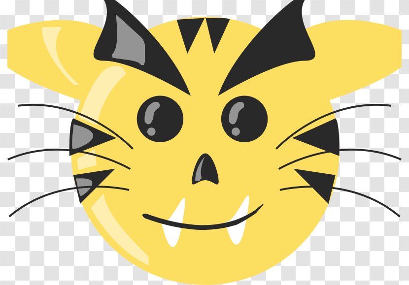 Whiskers Wildcat Clip Art - Nose - Cat Transparent PNG