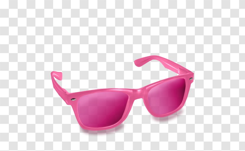 Goggles Sunglasses Pink - Color - Glasses Transparent PNG