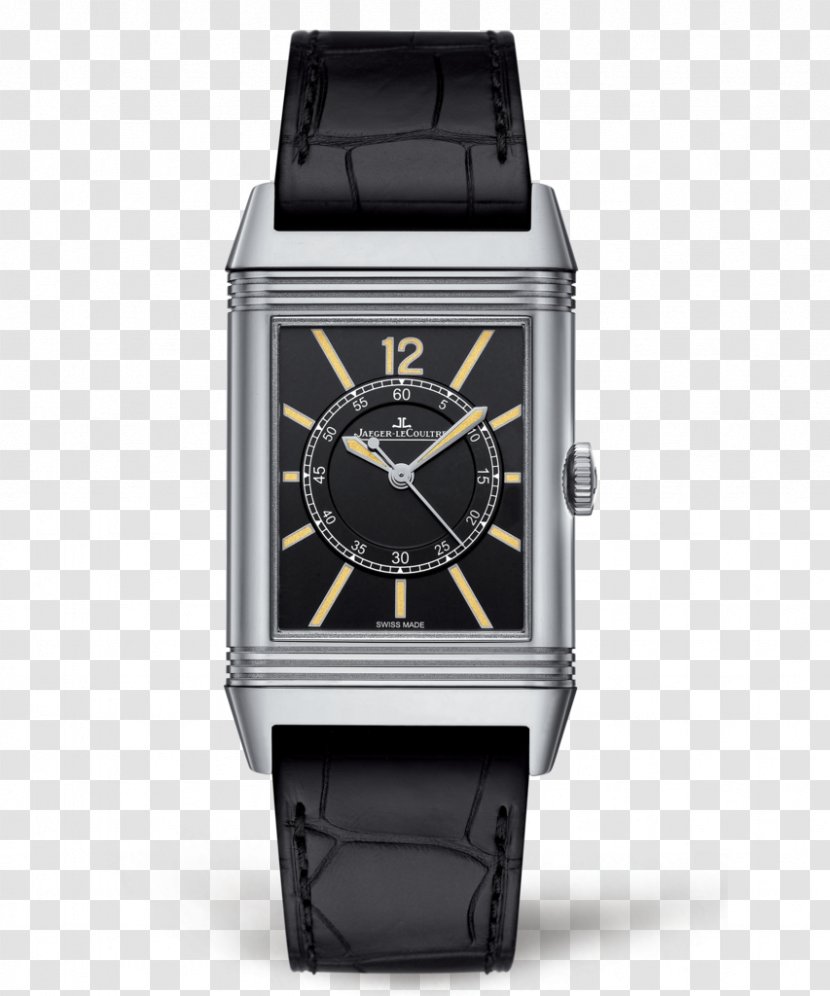 Jaeger-LeCoultre Reverso Watch Horology Rolex - International Company - Watches Silver Black Male Transparent PNG