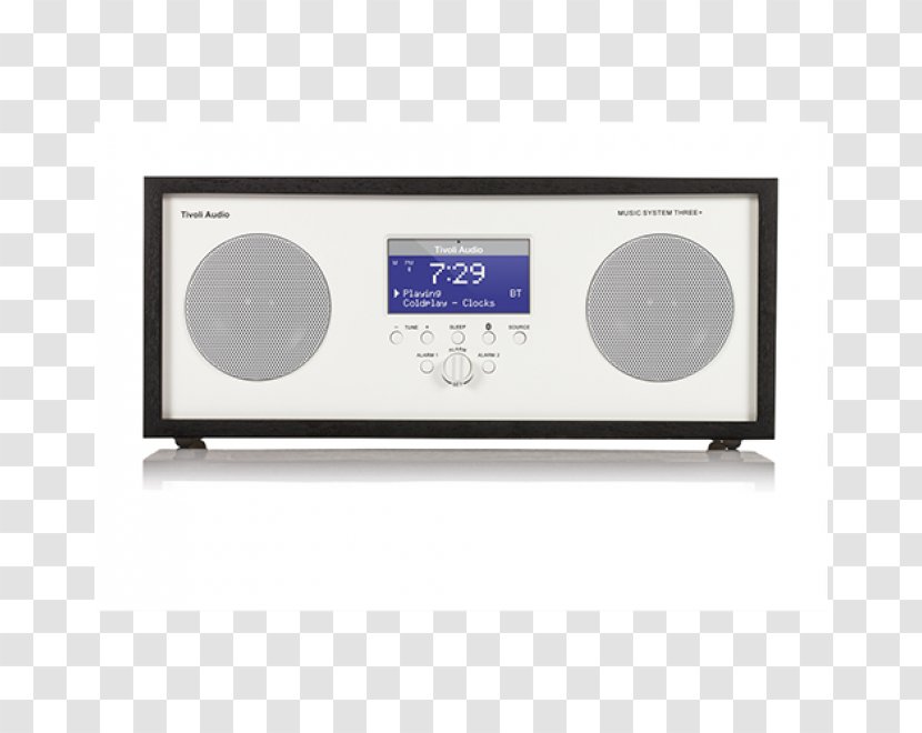 Tivoli Audio Model 10+ - Music Centre - Clock RadioSilver, Walnut Radio ReceiverRadio Transparent PNG