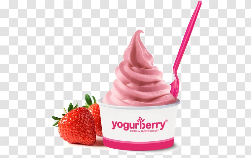 Frozen Yogurt Ice Cream Gelato Yoghurt Cafe - Fruit Transparent PNG