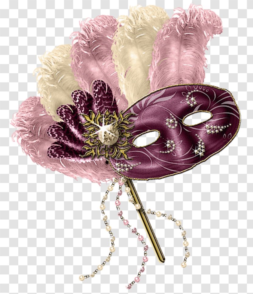 Carnival Of Venice Mask - Flower - Tube Transparent PNG