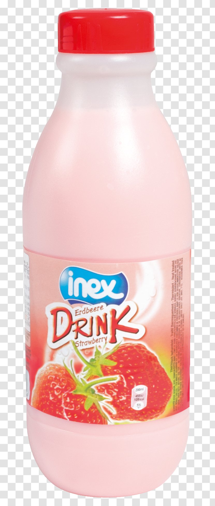 Strawberry Buttermilk Juice - Yogurt Packaging Transparent PNG