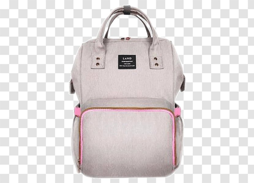 Diaper Bags Backpack Mother - Pink - Stylish Transparent PNG