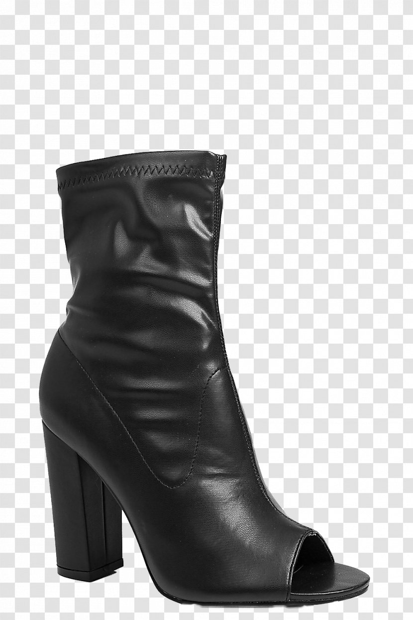 Leather High-heeled Shoe Riding Boot Clothing - Sergio Rossi - Alexa Chung Transparent PNG