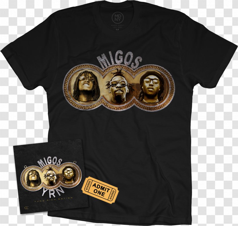 Yung Rich Nation Migos Album Young Niggas Culture - Silhouette - Flower Transparent PNG