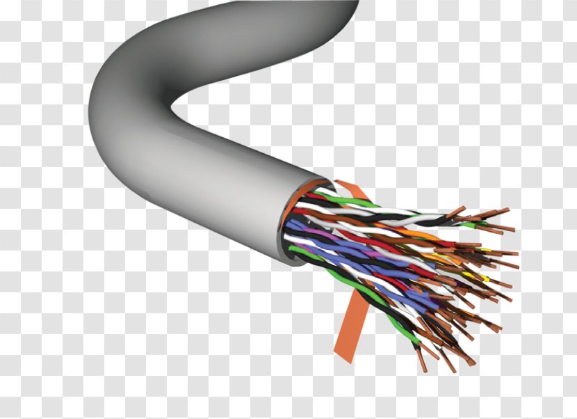 Electrical Cable Telephone Twisted Pair Category 3 Mobile Phones - Crimp - Business System Transparent PNG