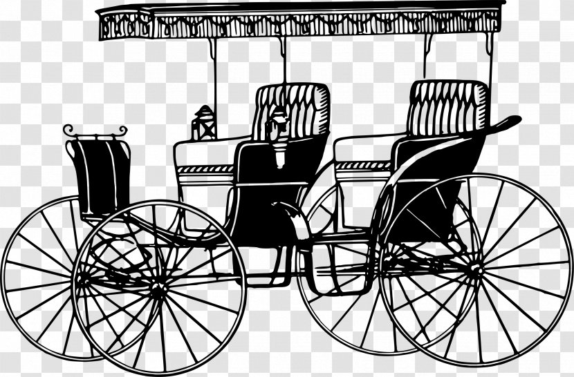 Carriage Wagon Horse And Buggy Clip Art - Mode Of Transport - Car Transparent PNG