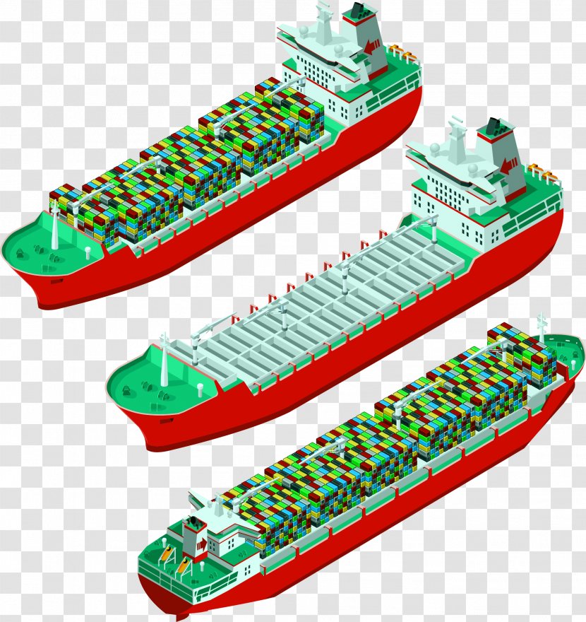 Cargo Ship Transport - Vecteur - Vector Freight Transportation Freighter Transparent PNG