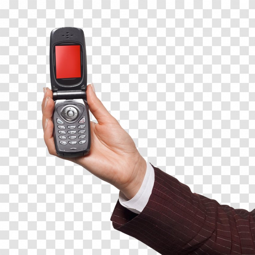 Feature Phone Mobile Phones Handshake - Technology - Communication Transparent PNG