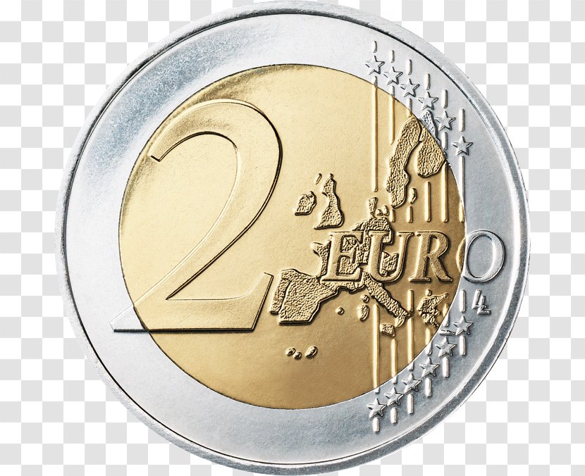 2 Euro Coin Commemorative Coins Transparent PNG