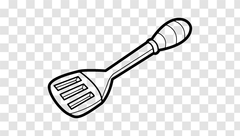 Spatula Drawing Coloring Book Kitchen Utensil - Tool Transparent PNG