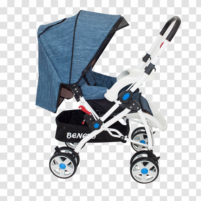 Baby Transport BENETO BT-888 Leather Infant Strollers Wagon - Electric Blue - 888 Transparent PNG
