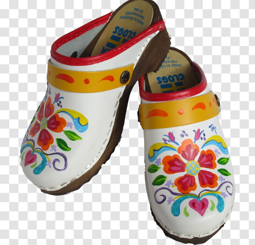 Clog High-heeled Shoe Footwear - Vara Municipality - Hand Painted Transparent PNG
