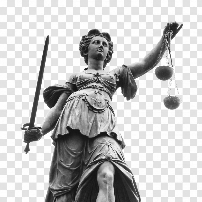 Lady Justice Stock Photography Statue Royalty-free - Monochrome - Goddess Transparent PNG