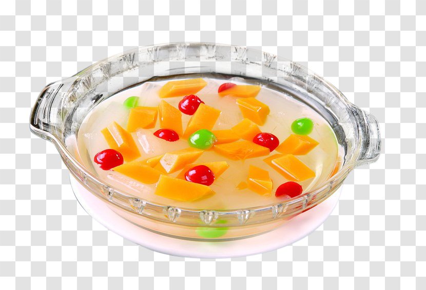 Vegetarian Cuisine Mango Pomelo Sago Peach Food - Fruit - Aloe Transparent PNG