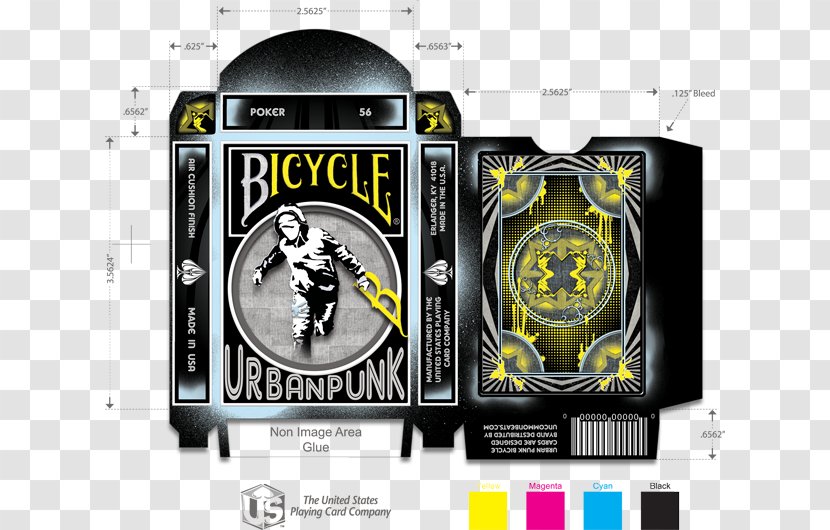 Bicycle Playing Cards Game Punk Rock - Watercolor - Design Transparent PNG