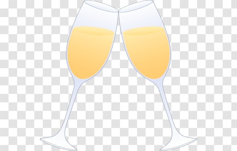 Wine Glass Champagne Alcoholic Drink - Wedding Toasting Cliparts Transparent PNG