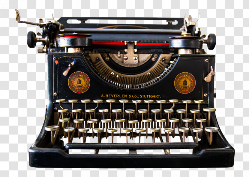 Typewriter Office Equipment Office Supplies Transparent PNG