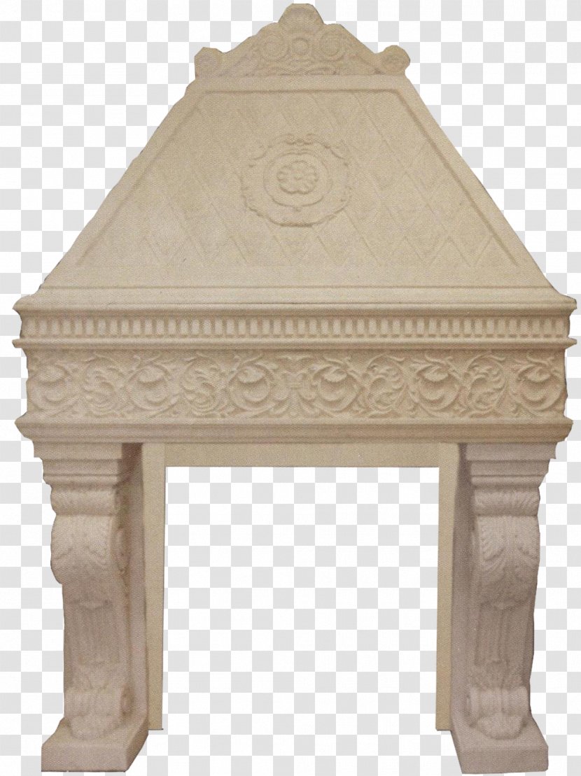 Fireplace Mantel Stone Carving Molding Fire Pit Transparent PNG