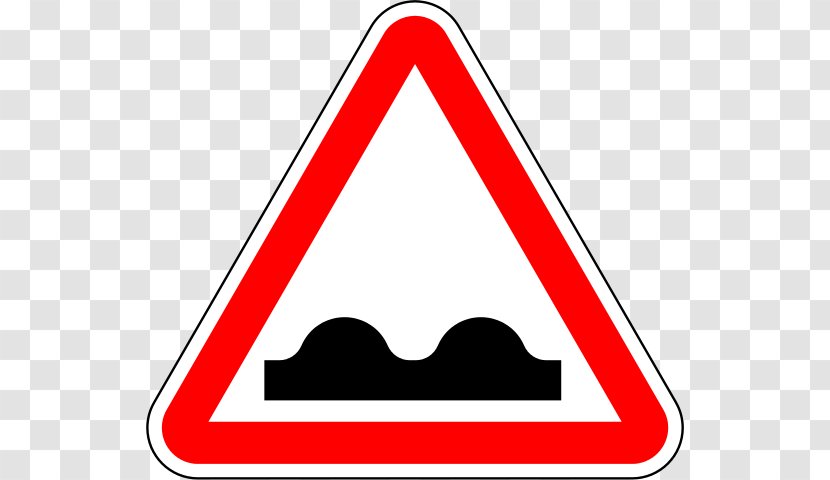Traffic Sign Italy Road Speed Bump Street Gutter - Signage - Banner Transparent PNG