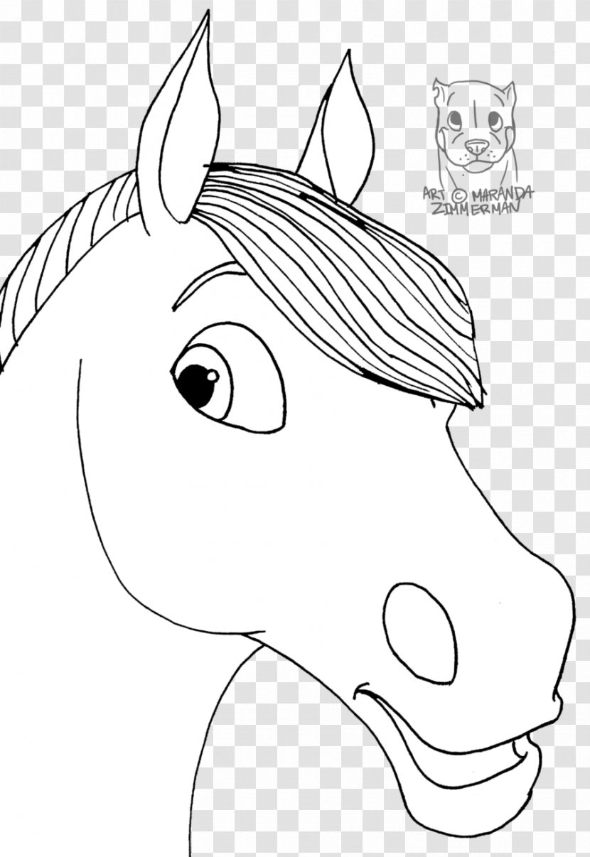 Mane Friesian Horse Head Mask Pony Coloring Book - Silhouette - Horsehead Printing Transparent PNG