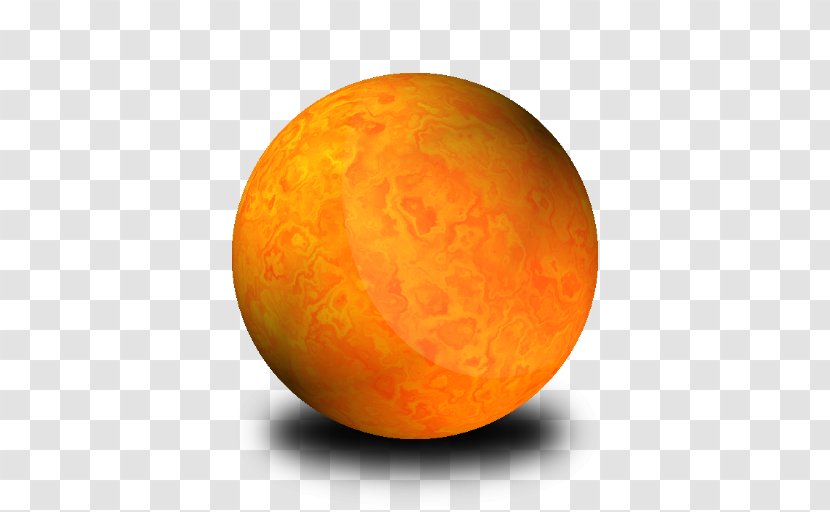 Planet - Orange - Solar System Transparent PNG