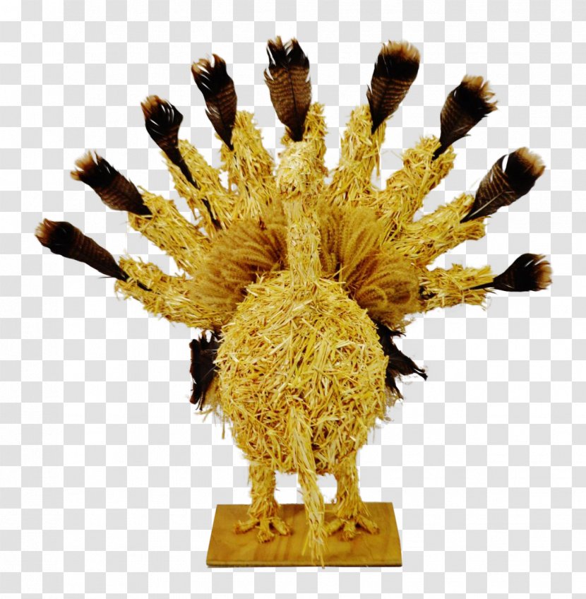 Thanksgiving Turkey Meat Folk Art Centrepiece Transparent PNG