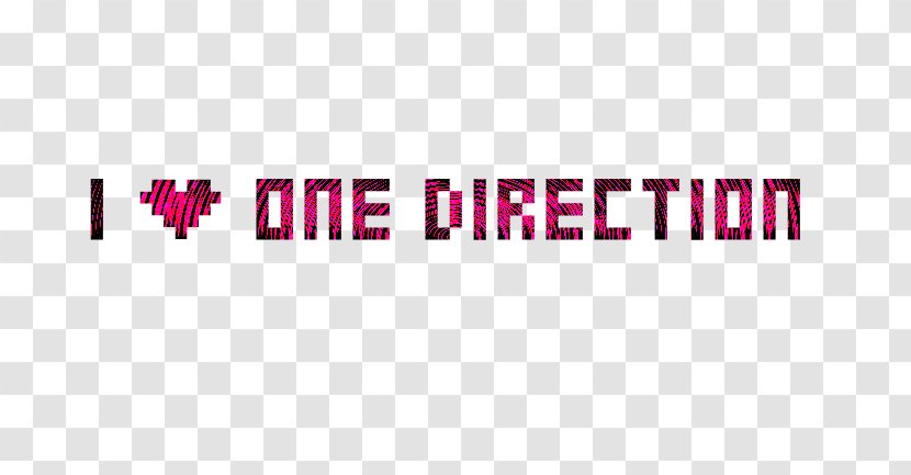 Logo Brand Font Pink M Line - Magenta - One Direction Transparent PNG