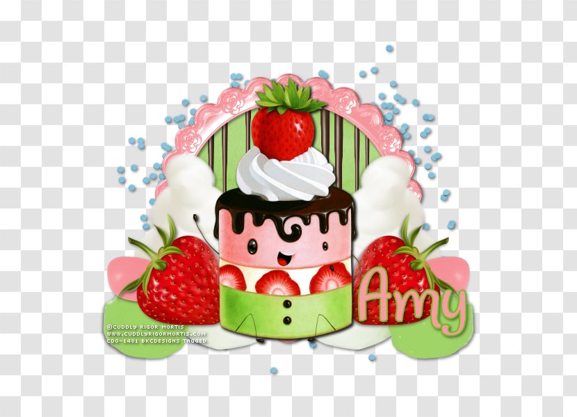 Strawberry Torte Cake Decorating Buttercream - Pasteles Transparent PNG