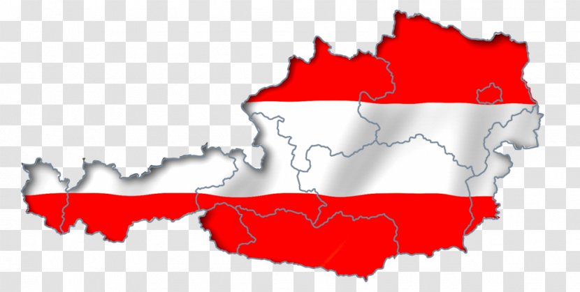 Flag Of Austria Vector Map - Stock Photography - Water Sports Transparent PNG