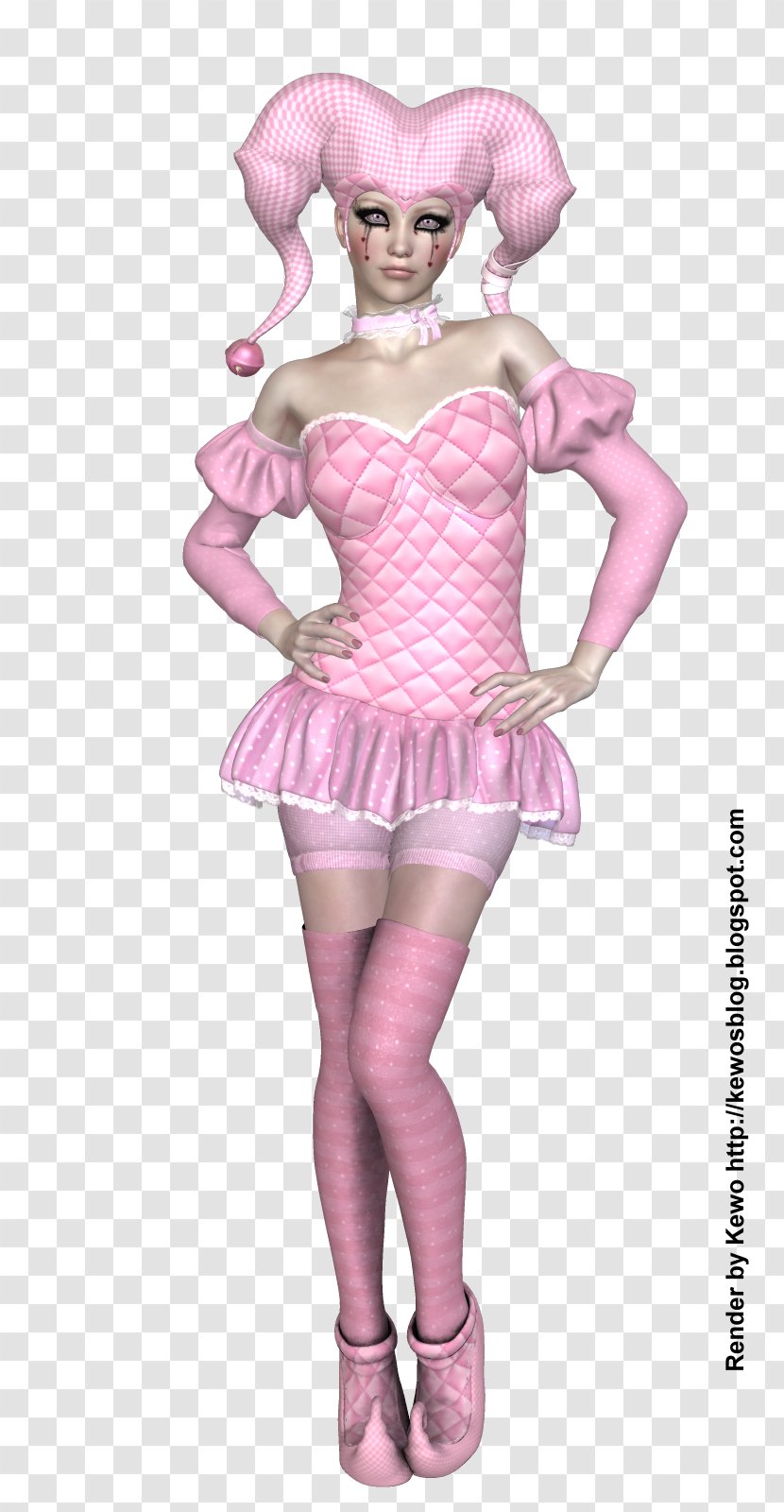 Costume Pink M Character Fiction - Fictional - Columbine Transparent PNG