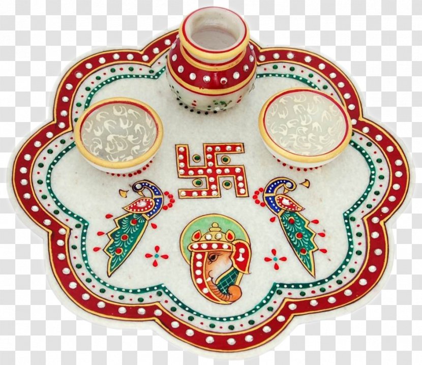 Plate Ceramic Platter Pandit Commentator - Christmas Ornament Transparent PNG