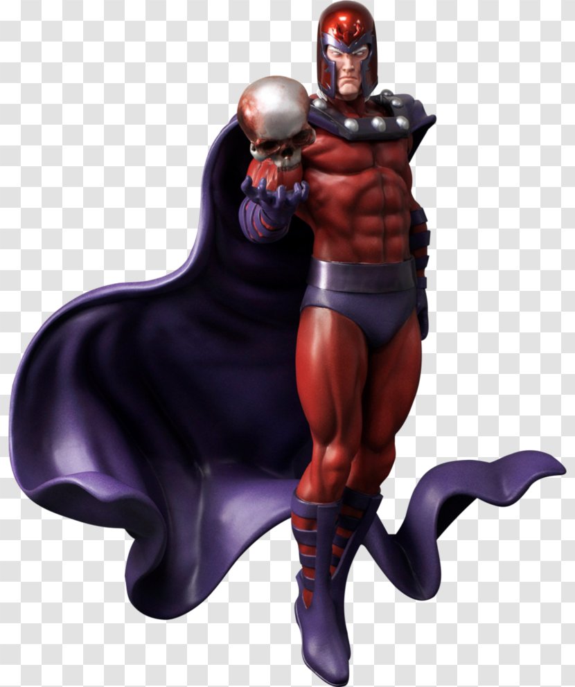 Figurine Purple Action Figure Muscle Supervillain - X Men - Magneto File Transparent PNG