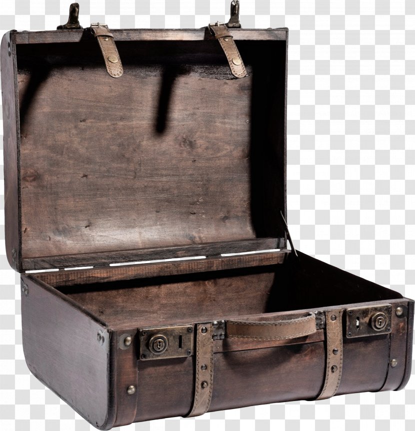 Suitcase Trunk Box Baggage Maisons Du Monde - Watercolor - Beautiful Wooden Boxes Transparent PNG
