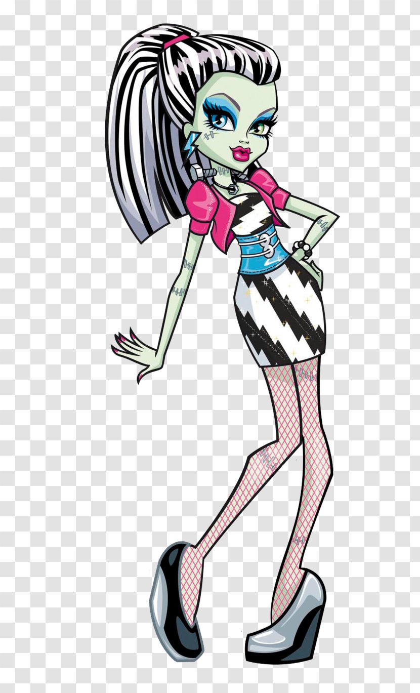 Frankie Stein Frankensteins Monster High Dance Ghoul - Cartoon - Lagoona Cliparts Transparent PNG