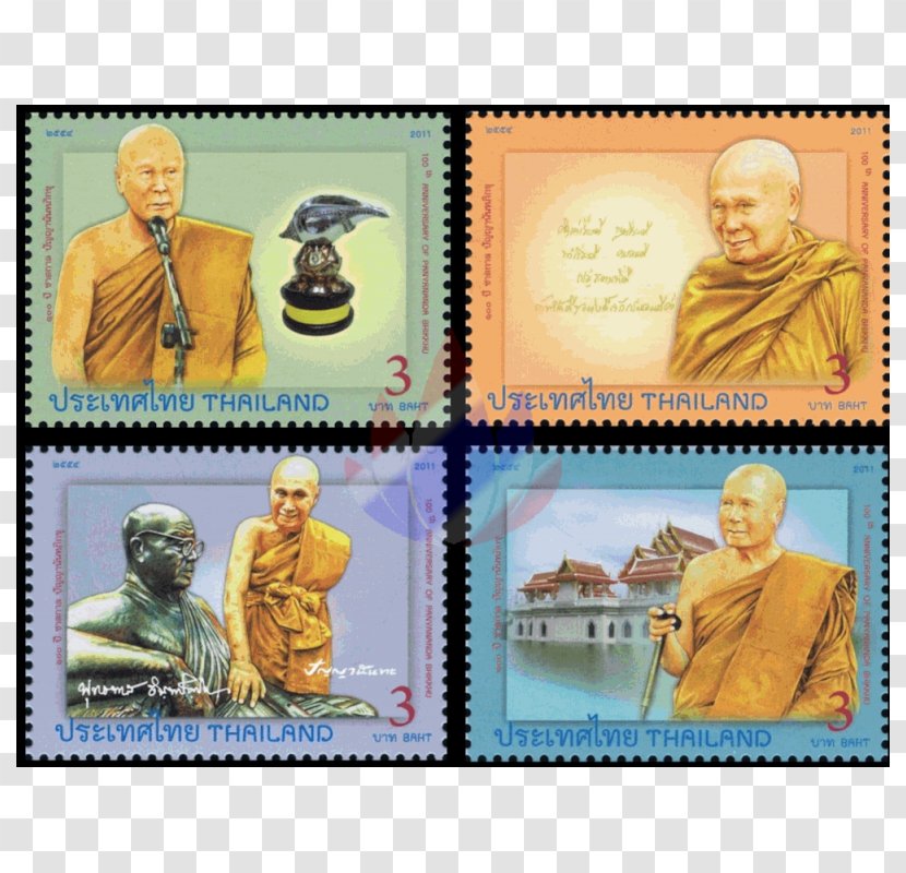 Postage Stamps Stamp Booklet Thai Baht Sheet Of Fine Arts Department - Material Transparent PNG