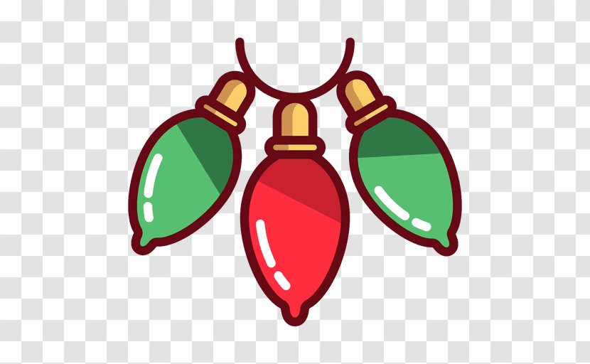 Christmas Lights Ornament Clip Art - Luces Transparent PNG