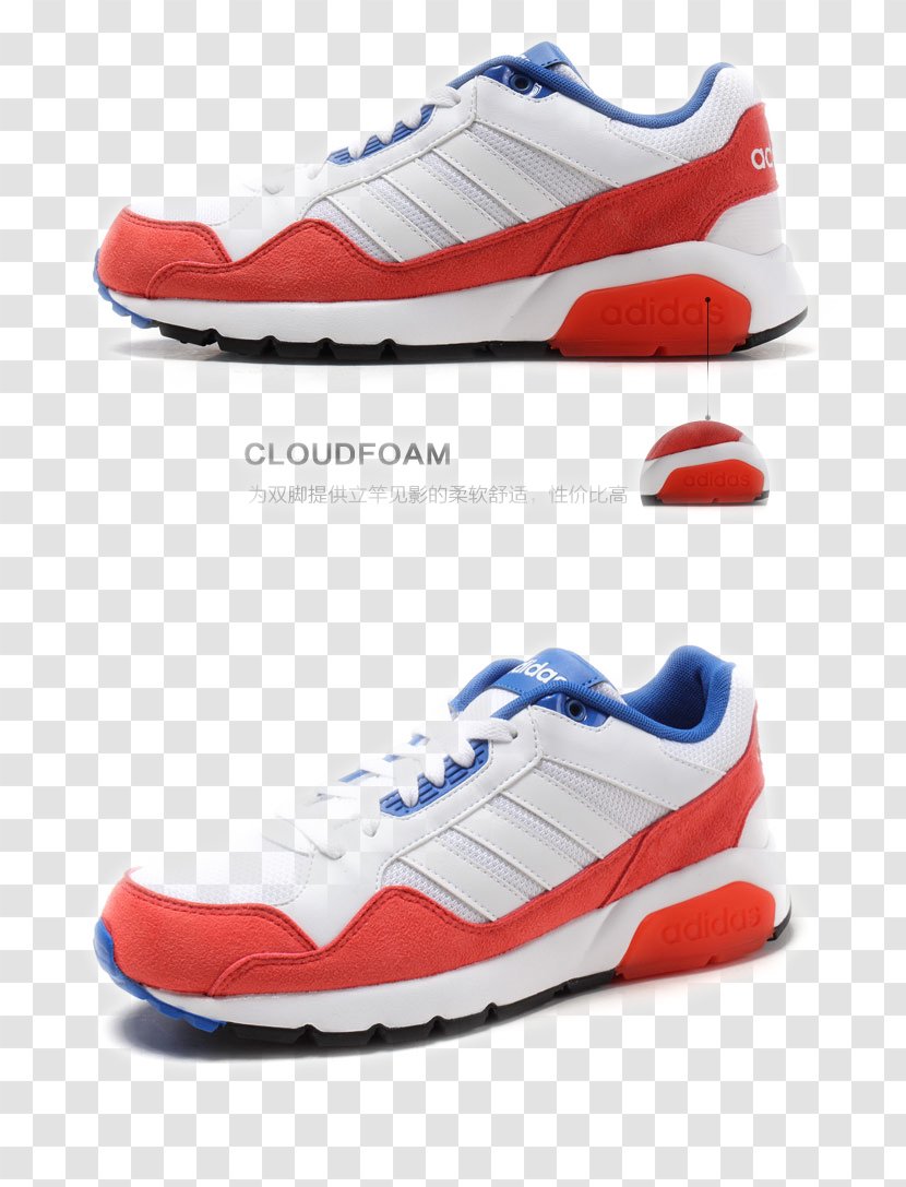 Adidas Originals Shoe Sneakers 1 - Red - Shoes Transparent PNG