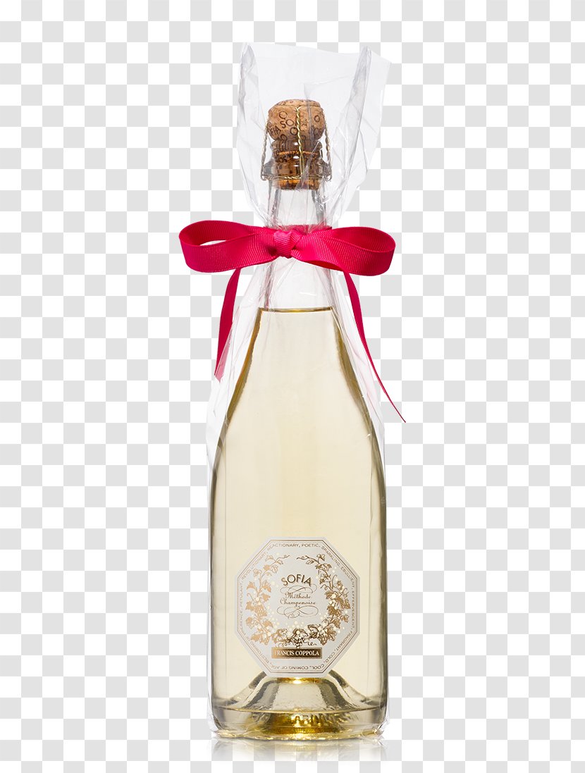 Francis Ford Coppola Winery Sparkling Wine Champagne Traditional Method - Bottle Gift Ribbons Transparent PNG