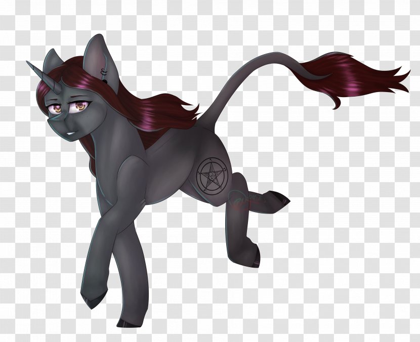 Cat Horse Demon Mammal Figurine - Fictional Character - Speed Transparent PNG