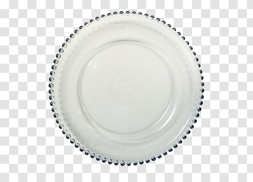 Charger Plate Glass Table Setting - Gold Transparent PNG