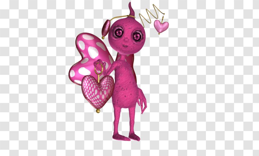 Stuffed Animals & Cuddly Toys Cartoon Legendary Creature Pink M - Watercolor - Bling. Transparent PNG