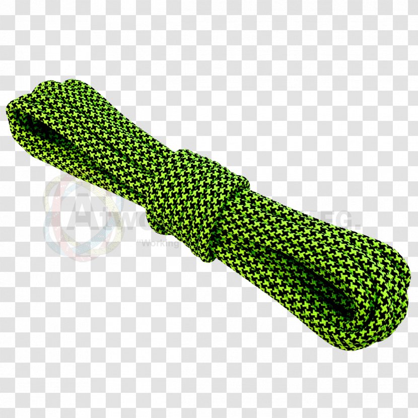 Kernmantle Rope Static Climbing Polyester - Black Transparent PNG