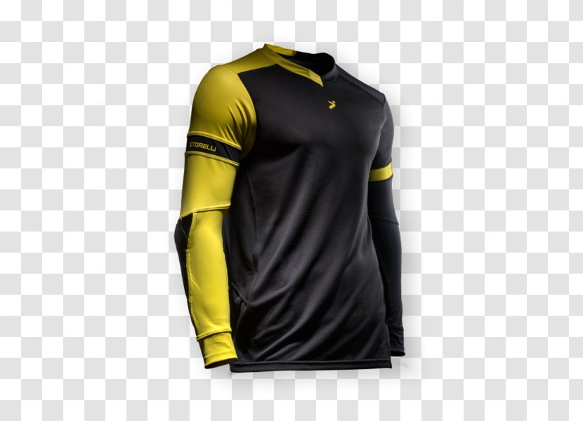 T-shirt Goalkeeper Jersey Football Gladiator - Neck - Yellow Ball Transparent PNG