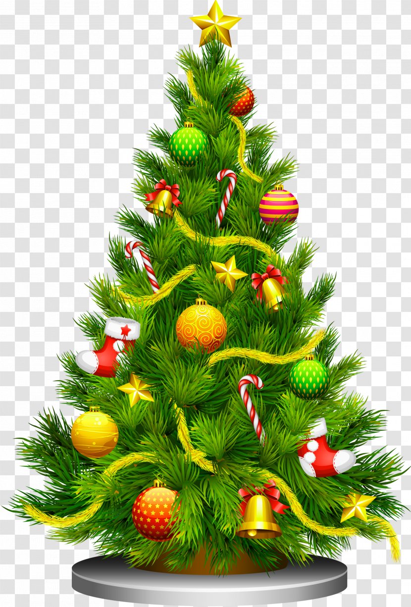 Christmas Tree Little Decoration Clip Art - Party - Transparent Cliparts Transparent PNG