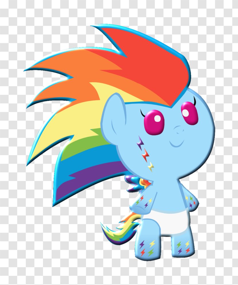 Rainbow Dash Pinkie Pie Pony Rarity Fluttershy - Mythical Creature - Cute Transparent PNG